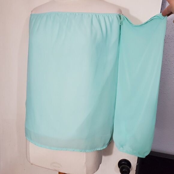 Rashad Kate off The Shoulder Blouse Sz Large - Picture 4 of 8